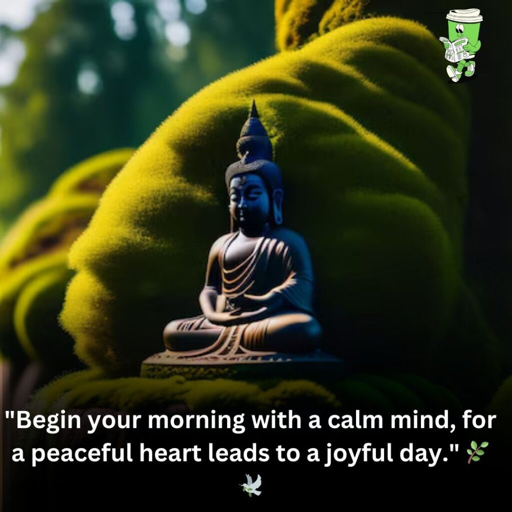 Inspirational-Buddha-morning-quote-with-lotus-flower